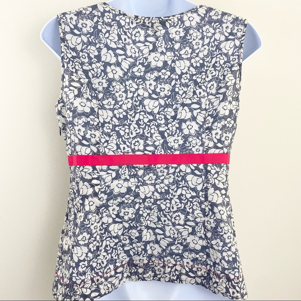 Boden women’s floral sleeveless top size 10 - Picture 4 of 12